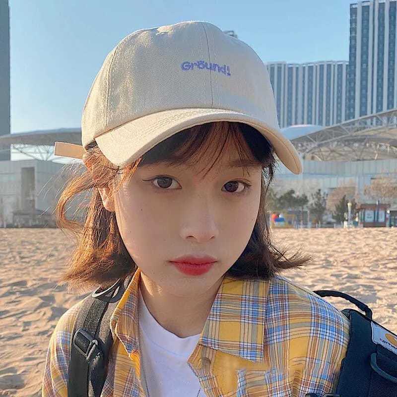Japanese Simple Baseball Hat Fashion Letter Embroidery Adjustable Womens Sun Hat Outdoor Street Clothing Spring/Summer Leather Hat W241225