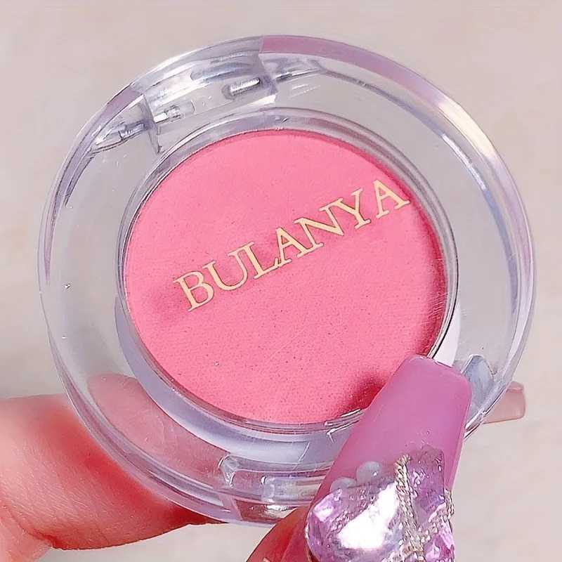 1pc Matte Pink B Palette Rose Cherry Tints Long-Lasting Cheek Color Contouring Shadow Natural Makeup With Puff ApplicatorXJ241225