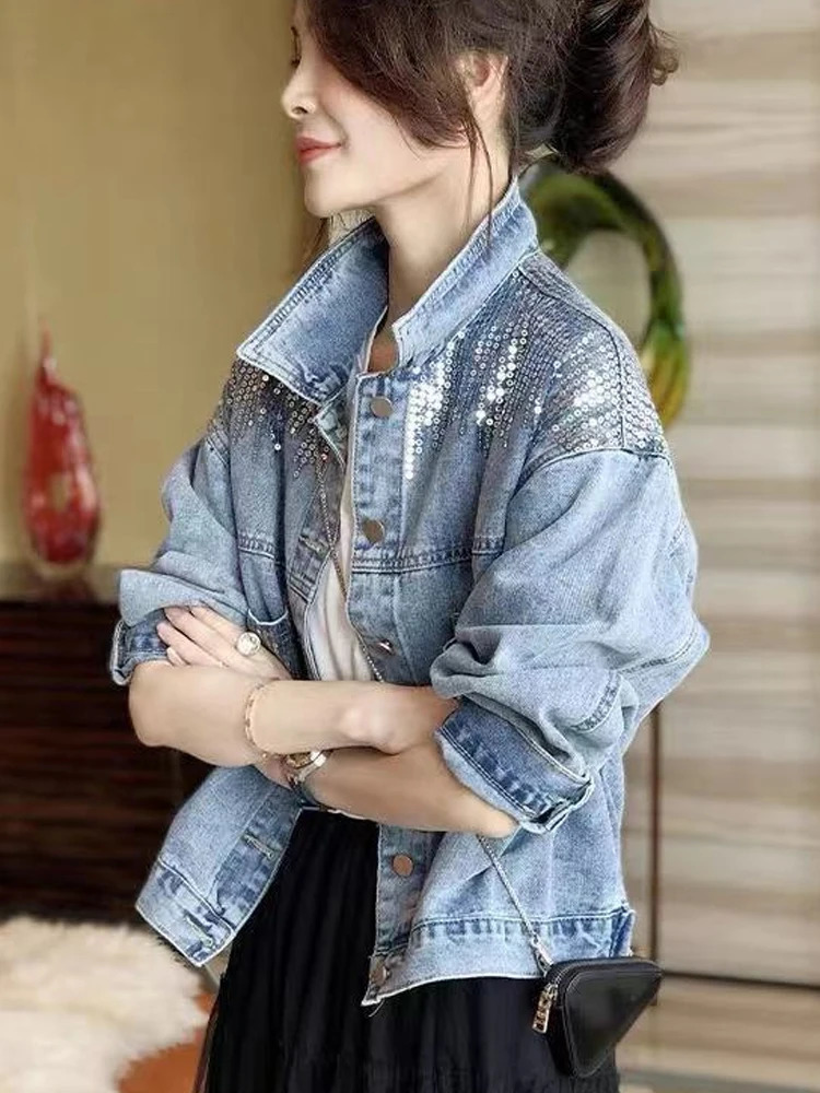 Denim Jacket For Womens Jackets For Women Denim Coats Womens Denim Jacket Jean Jacket For Womens Women Coat In Outerwears 241223