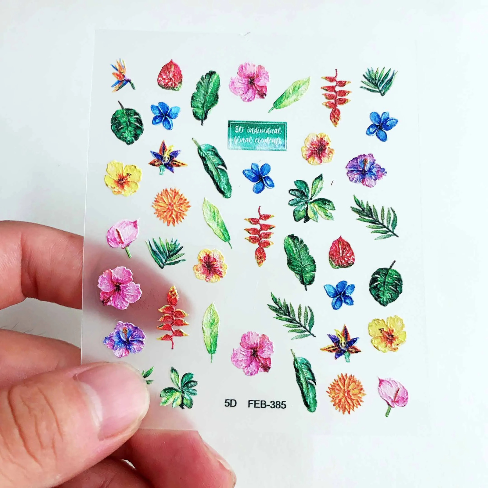 OEM ODM Nail Sticker Custom Personalized Cartoon 5d Nail Stickers Decals Wholesale 100 Pieces 241225