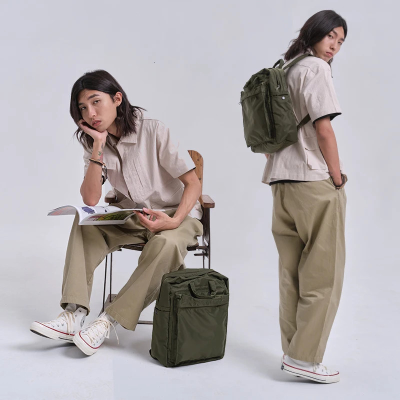 High Quality Type Men Backpack Large Capacity School Laptop Korean Unisex Nylon Backpack Fashion Outdoor Sport Travel Backpacks 241225