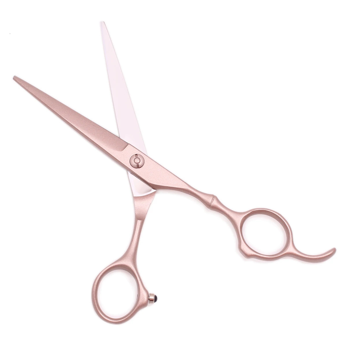 6 Hair Scissors Professional Bamboo-Shaped Handle Hairdressing Hairdresser Scissors Cutting Japan 440C Shears Rose Gold C9030 241225