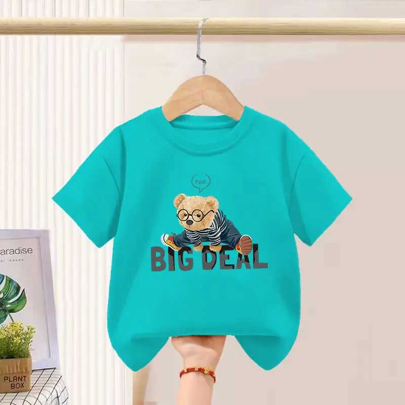 Clothing Sets Summer Baby Girl Clothes Children Short Sleeve T-shirts and Shorts 2 Pieces Set Kid Cartoon Printed Top Bottom Outfits TracksuitY2412254