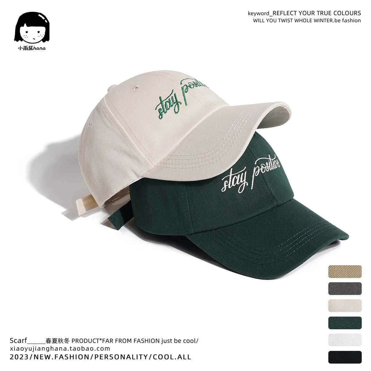 Japanese style retro British embroidered foot cap American womens soft top tool sun protection baseball cap W241225