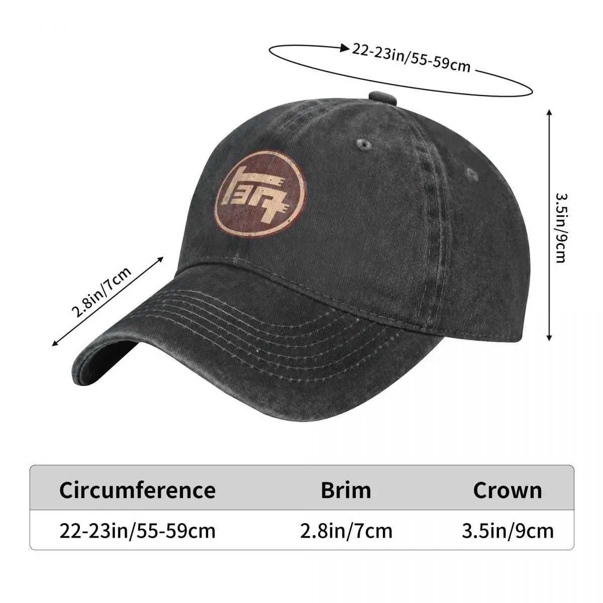 Summer sun hat retro Toyota Japanese car hip-hop hat meme cowboy hat Peaked hat W241225