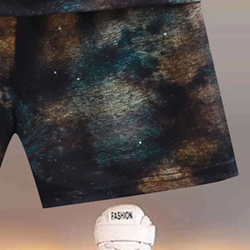 Clothing Sets Summer Children Boy Clothes Set Fashion Gradient Short Sleeve T-shirts and Short 2pc Suit Teenage Letter Print Top Bottom OutfitY2412259