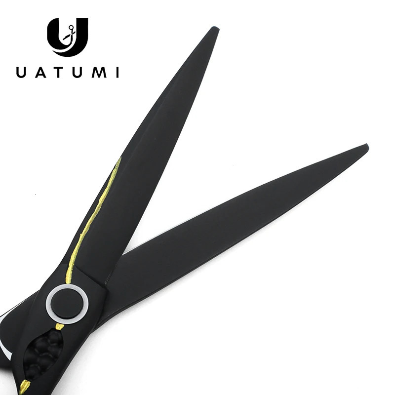 UATUMI 6.3INCH professional hair tools stylist barbershop special hair scissors salon 241225