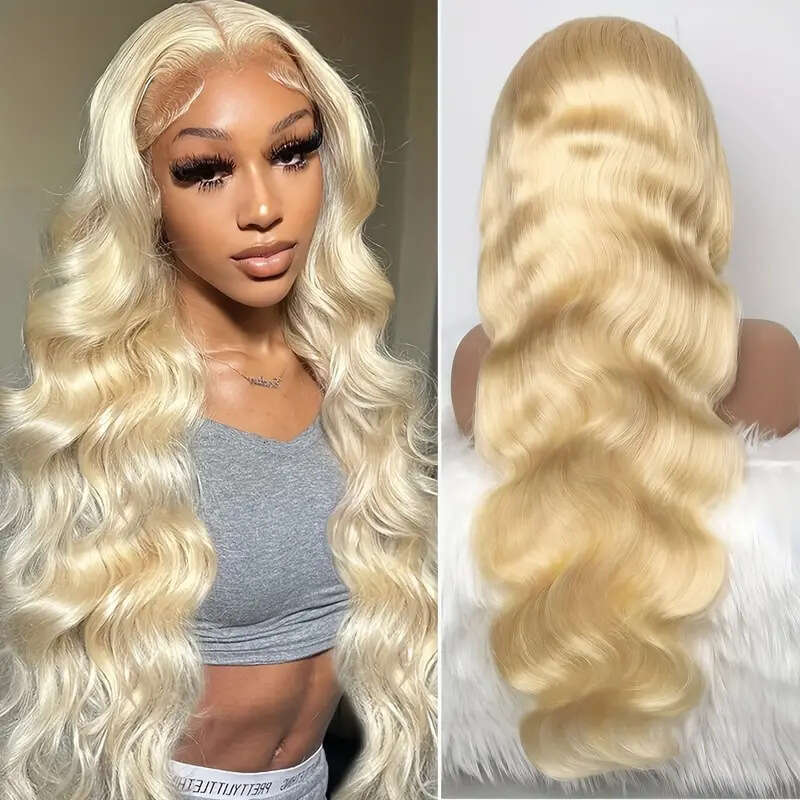 12A Front Lace Wig Female Middle Split Large Wave Off White Long Curled Hair Full Headset Kq1 Kq1