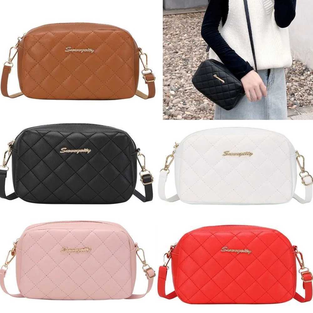 Ladies Cross Body Messenger Bag Women Fi Lingge Embroidery Shoulder Bags Detachable Handbags Small Square PouchXJ241225