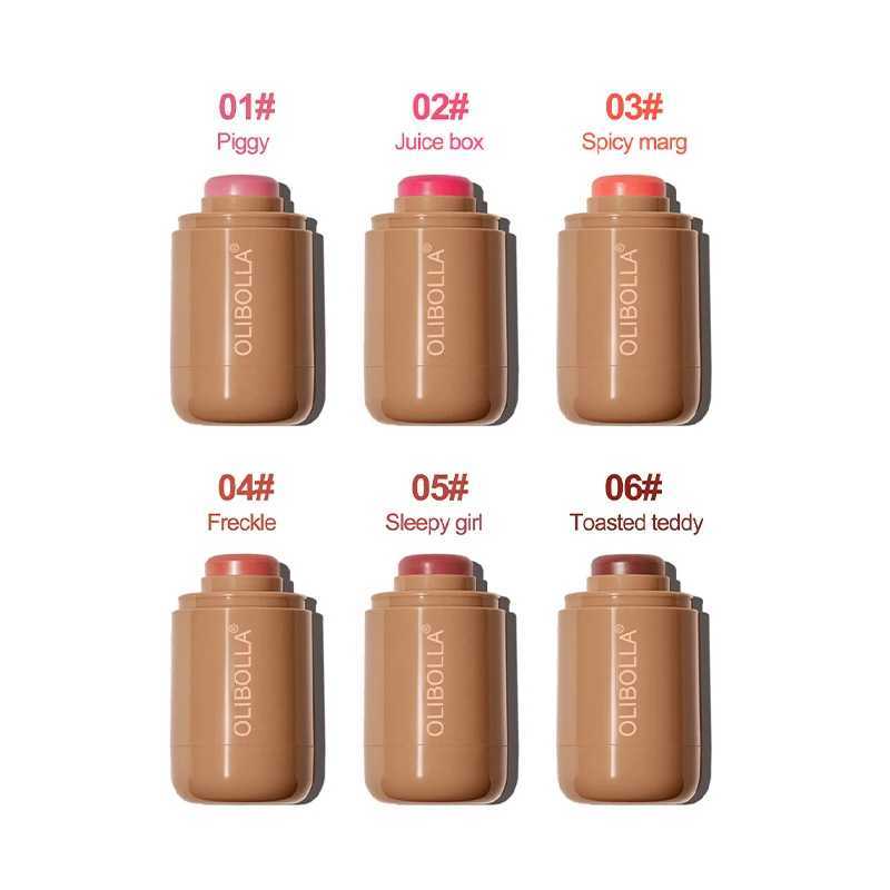 Multi-tone Pocket Ber Stick Magical Lip Stick Creamy B Long-lasting Waterproof Lip Cheek Tint High Pigment HydratingXJ241225