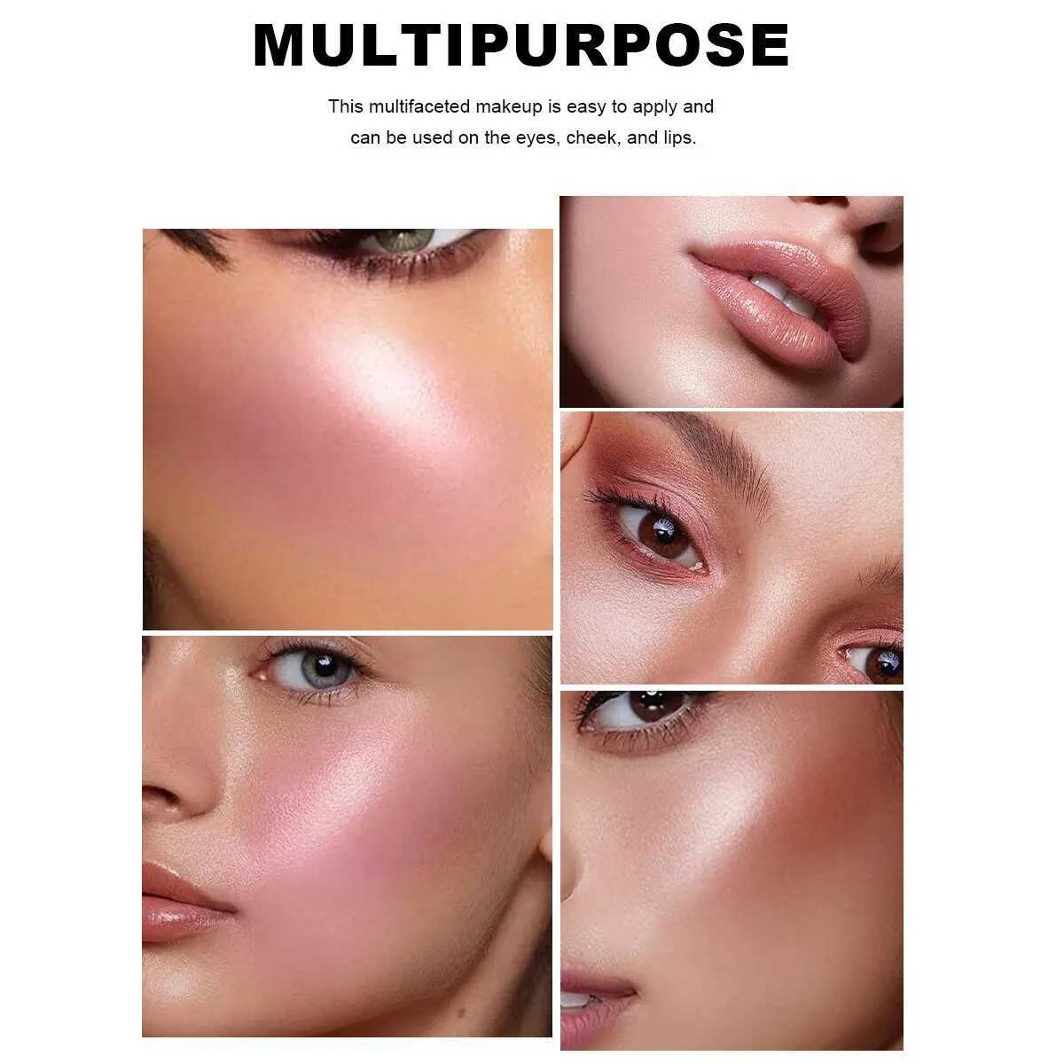 Cream B MakeupBuildable B Stick for CheeksMatte and Dewy FinishLong WearingEasy ApplicationLightweight Multi StickXJ241225