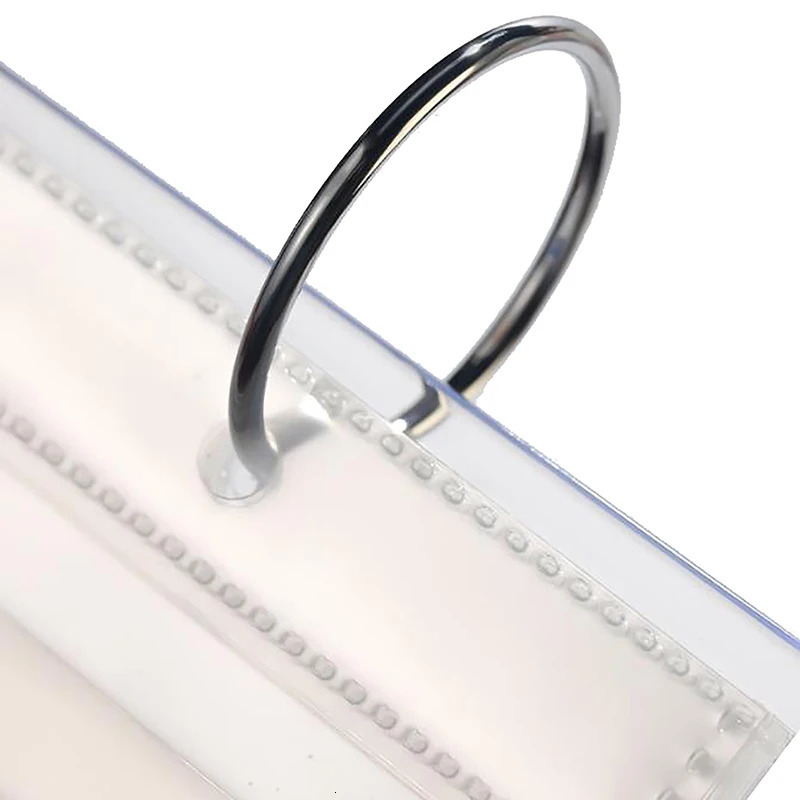 17 Pages Nail Stickers Storage Book Decals Organizer Holder Display Manicure Nail Tools Plastic Transparent Film Nail Art 241225