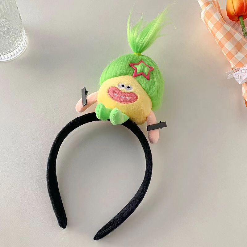 Cute Toothed Doll Cooking Mouse King Hair Hoop Funny Cartoon Constellation Doll New Internet Celebrity Face Wash Headband