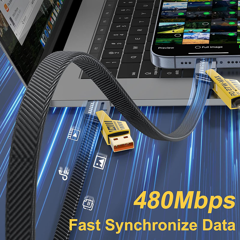 4 in 1 charging cable usb type c cable lightning iphone cable Manufacturer data usb c custom fast charging cable