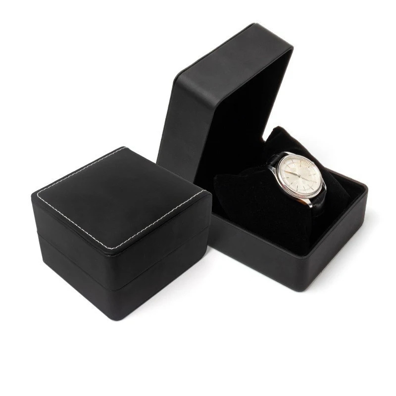 Single Watch Gift Box With Pillow Pu Leather Wristwatch Display Case Organizer For Men/Women Watch Storage Gift Box 241225