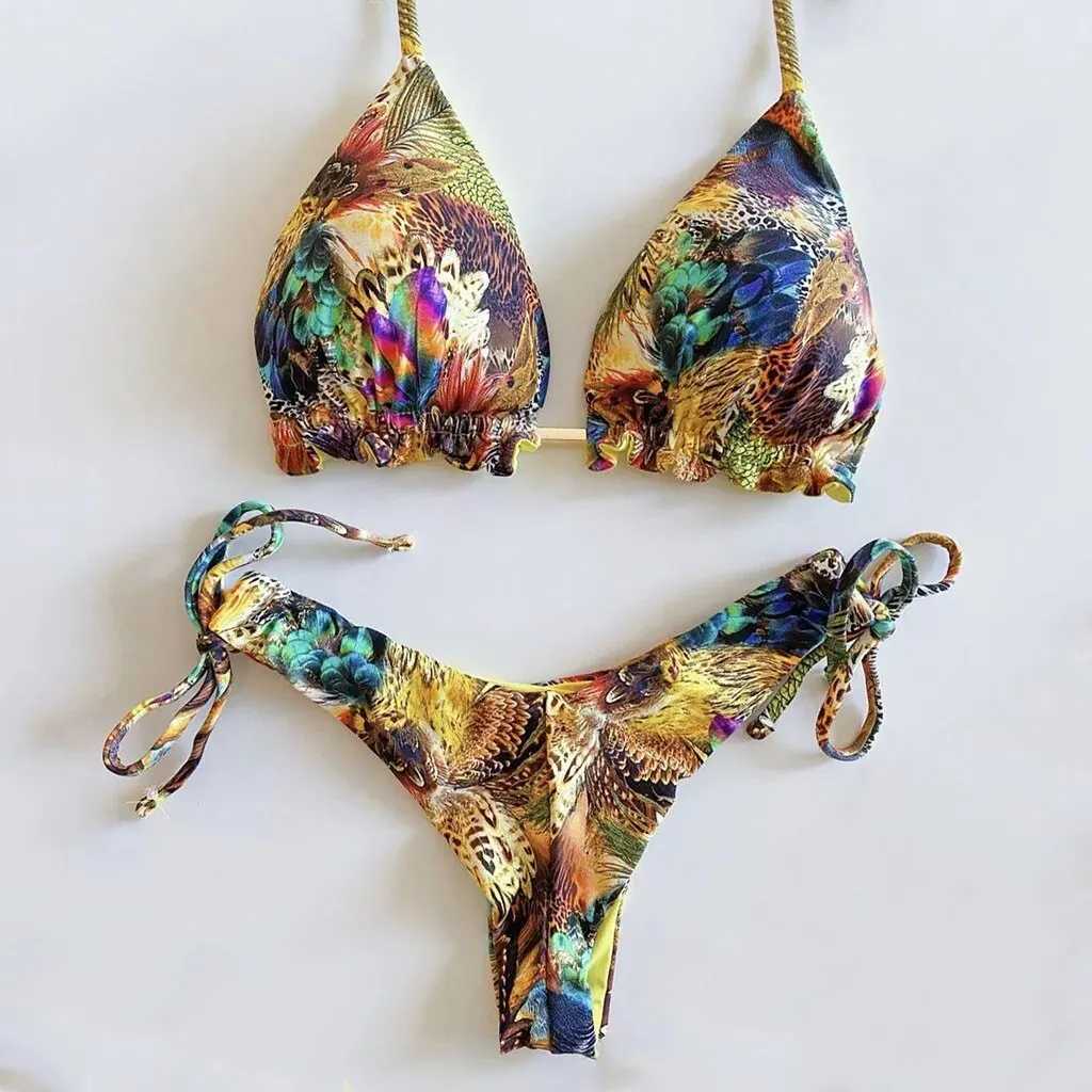Festion Womens Sexy Bikini Set Hot Sports Swimsuit Push Up SwimsuitW241225
