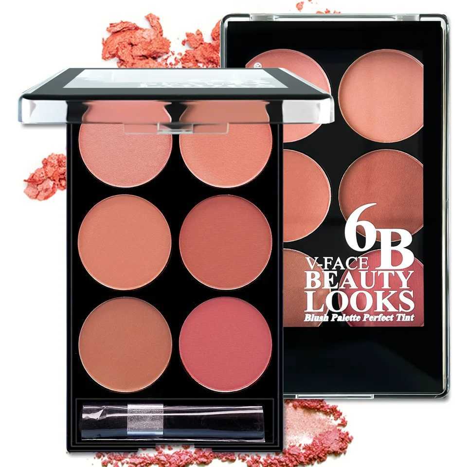 6 color b tray easy color natural three-dimensional makeupXJ241225