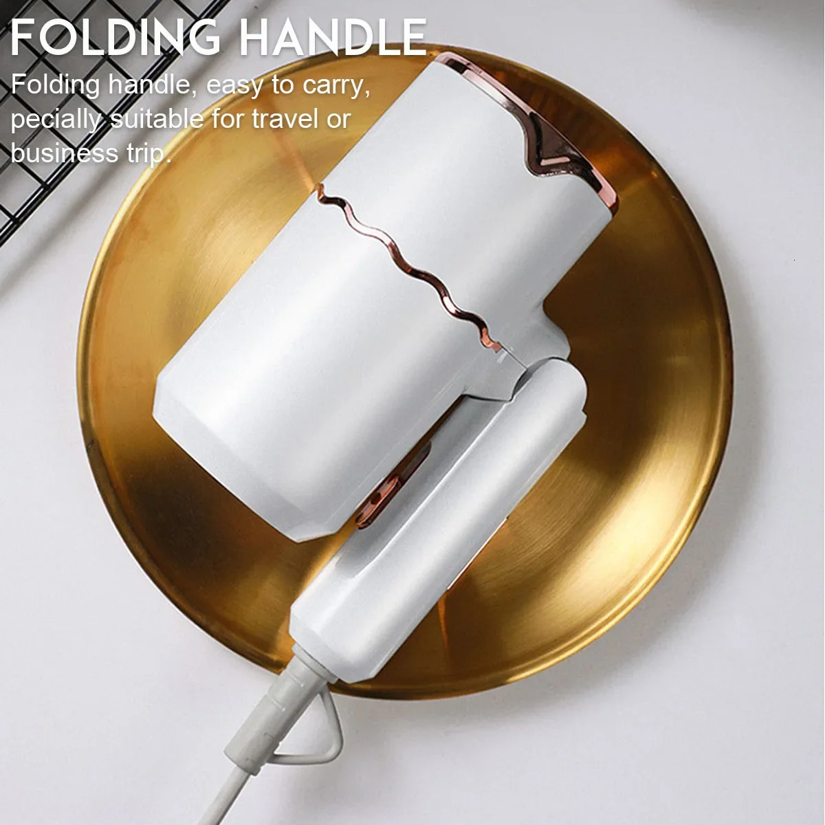 220V 1000W Professional Hair Dryer With Moisturizing Negative Ion Blue light Blower Cold Wind Powerful Electric Hair Dryer 241225