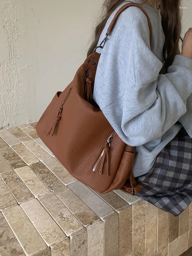 Shoulder Bags Shoulder Bags CGCBAG Fashion Designer Luxury For Women Simple Solid Lage Capacity Crossbody High Quality PU Leather