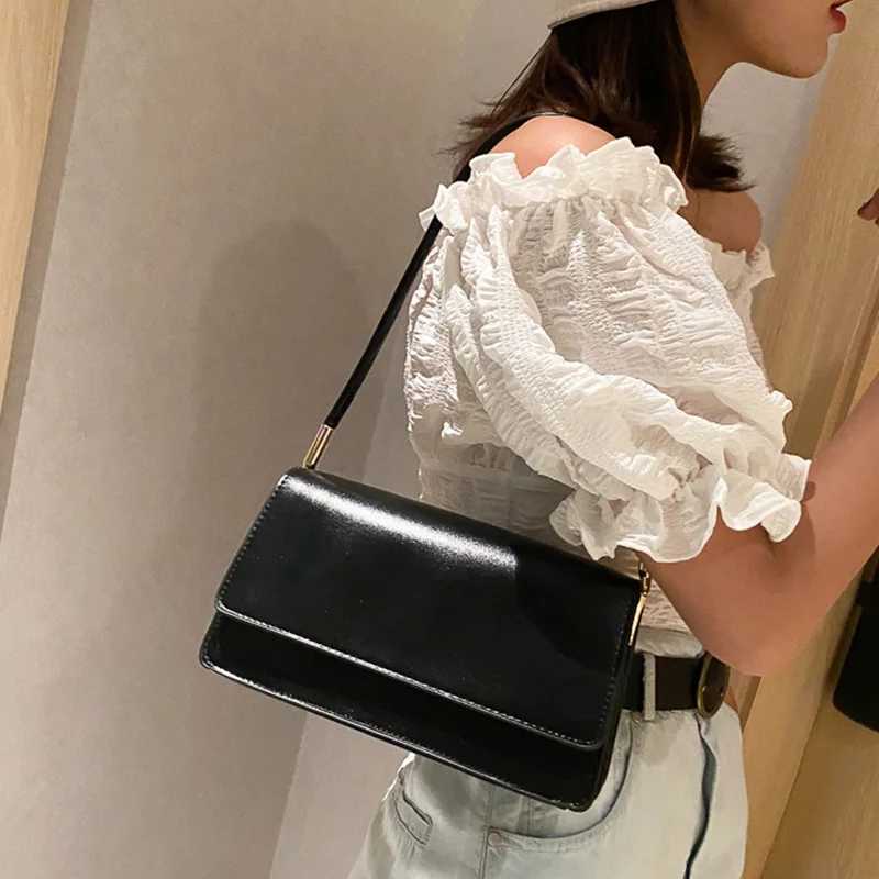 Small Fi Messenger Bag For Women New Square Design Crossbody Bag Female PU Leather Daily Flap Shoulder Handbags PurseXJ241225