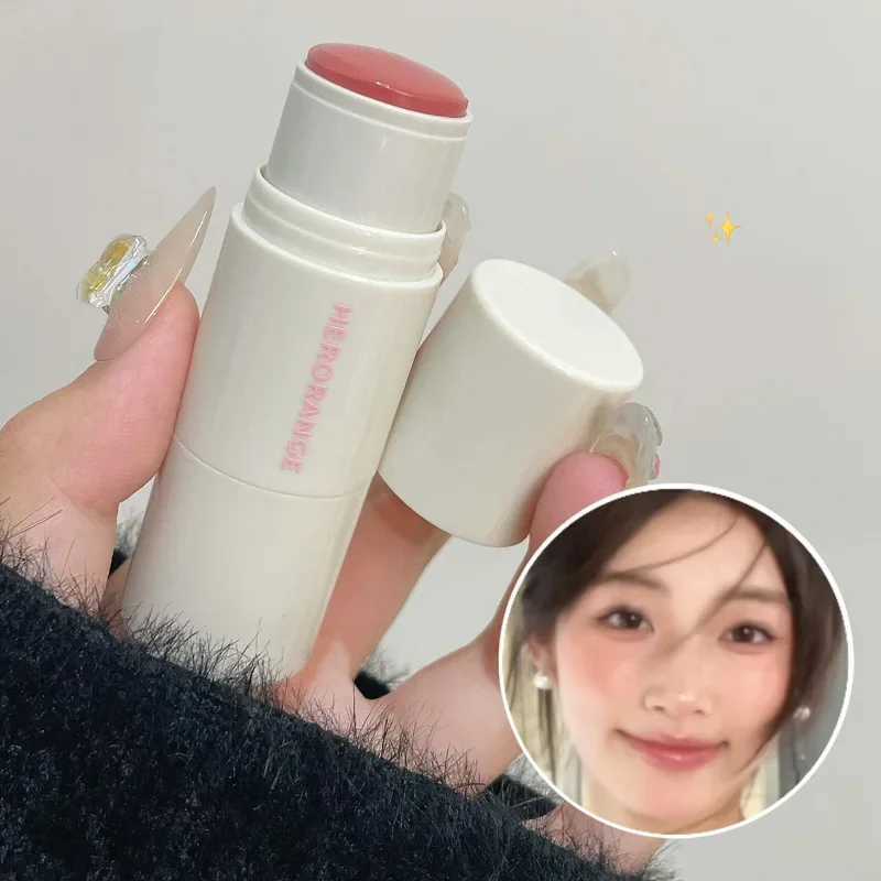 Water Light Rouge B Stick Waterproof Natural Cheek Ber Cream Low Saturated Brightening Korean Face Highlighter MakeupXJ241225