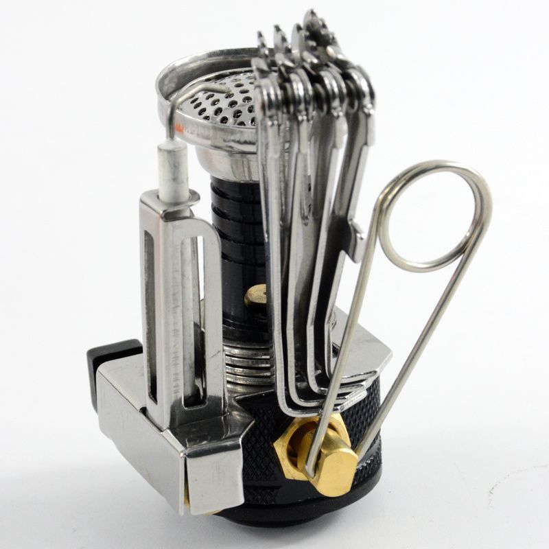 Outdoor Portable Camping Cooking Gas Stove for Hiking Backpacking with Piezo Ignition