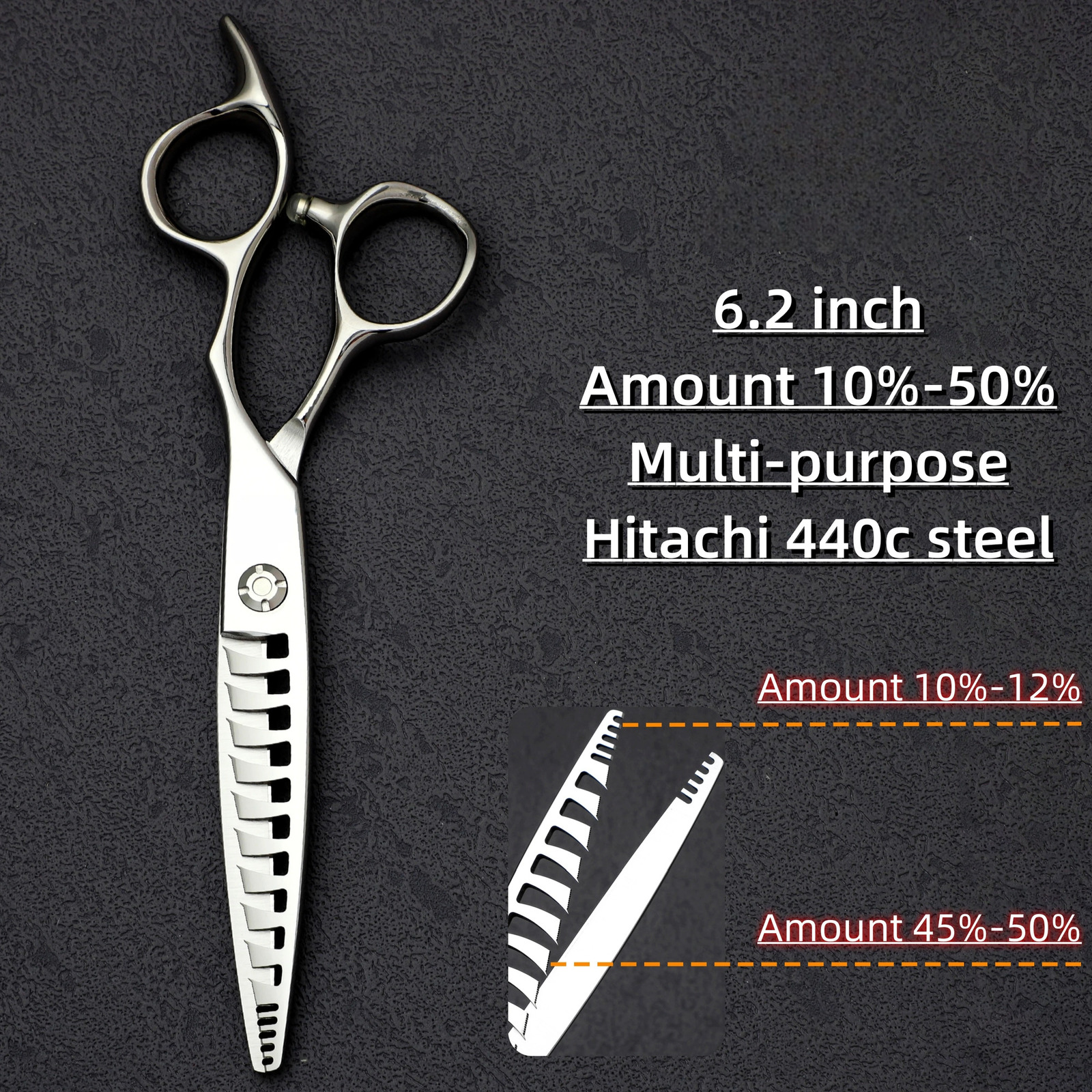 Barbershop accessoriesMultifunction Hair Thinning scissorsProfessional hairdressing scissors440c steel Hair cutting tools 241225