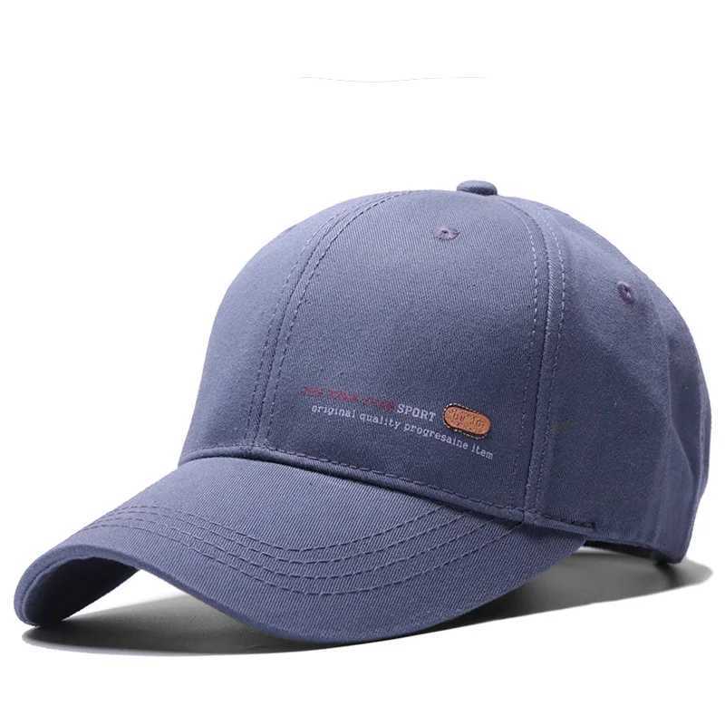 56-60 60-65 cm large head mens shoulder leather hat cool hip-hop hat mens cotton plus size baseball cap W241225