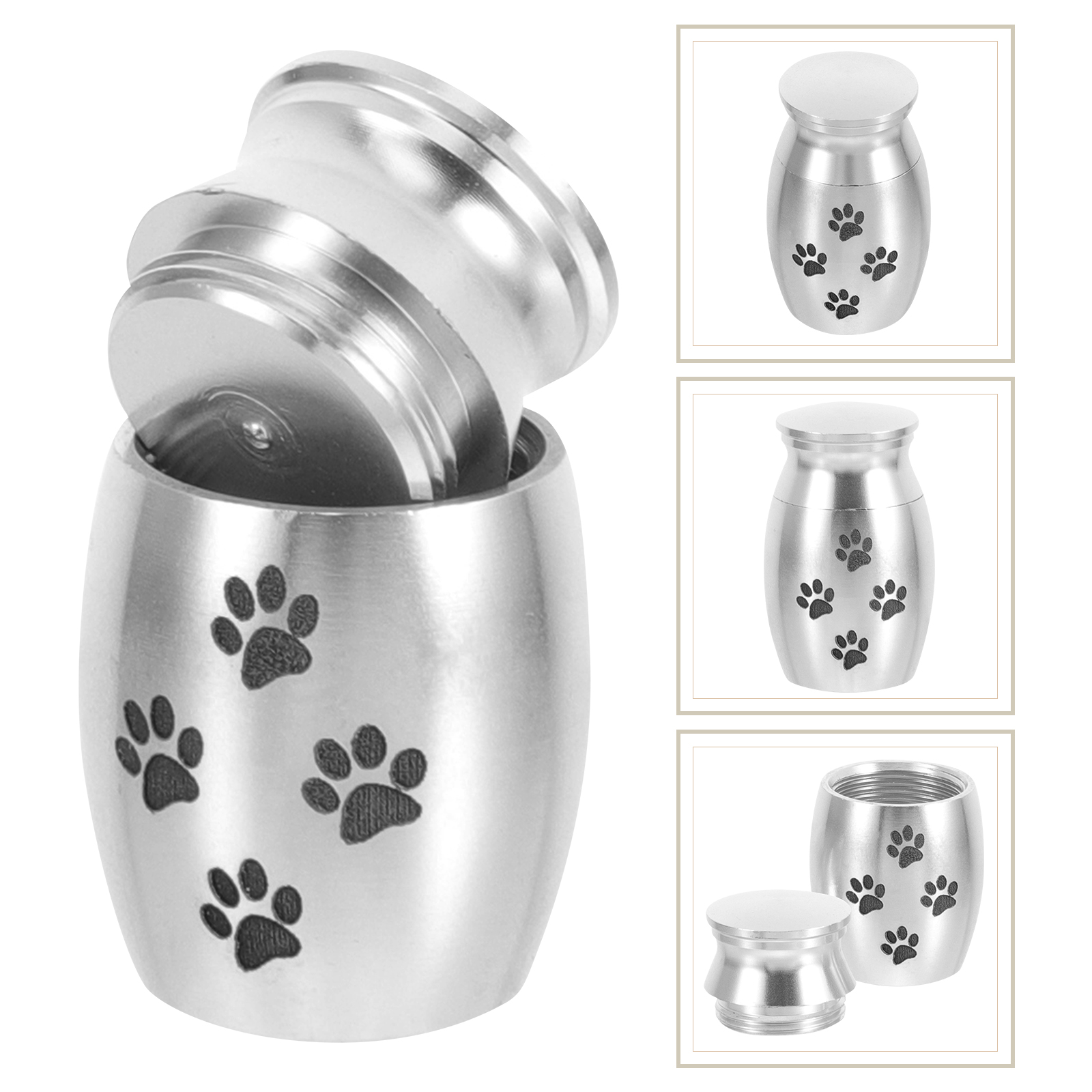 Pet Urn Dog Urns For Ashes Dogs Medium Animals Metal Cat Cremation Burial Alloy Adult