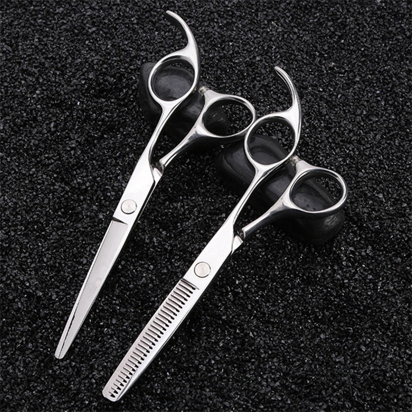 professional japan steel 5.5 6 silver cut hair scissors cutting barber makas haircut thinning shears hairdressing scissors set 241224