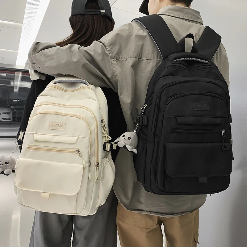 Large Capacity Backpack Women Unisex Travel Backpack Multi Pocket College Student Schoolbag For Teenage Girl Men Book Knapsack 241225