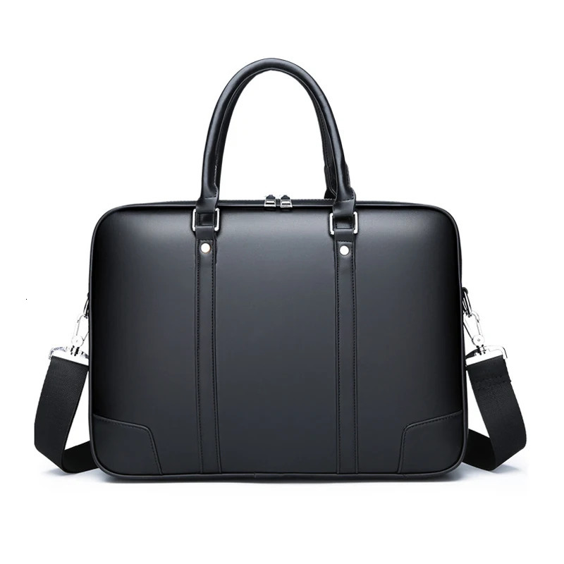Fashion Leather Business Mens Briefcase Male Shoulder Bag Men Messenger Handbag Laptop Computer Bag 241225