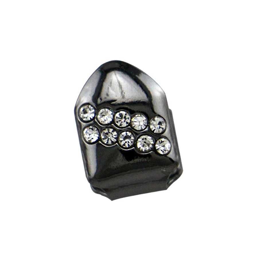 HipHop Teeth Grillz Cs Top Bottom Set Dental Grill Mouth Punk Vampire Halloween Cosplay Party Tooth Rper Funny Jewelry GiftsXJ241225