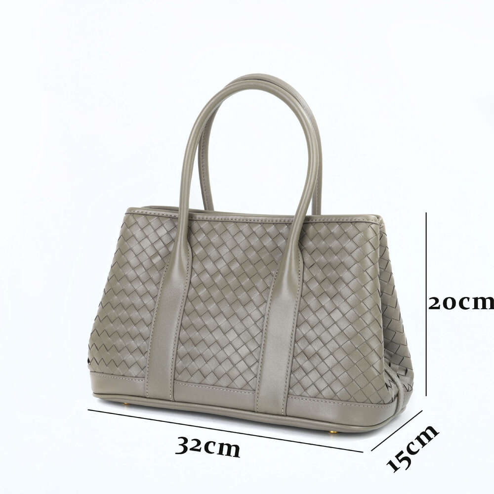 Women's Bags Handbag Niche High-End Design, Garden Genuine Leather Women's Bag, Trendy New Woven Bag