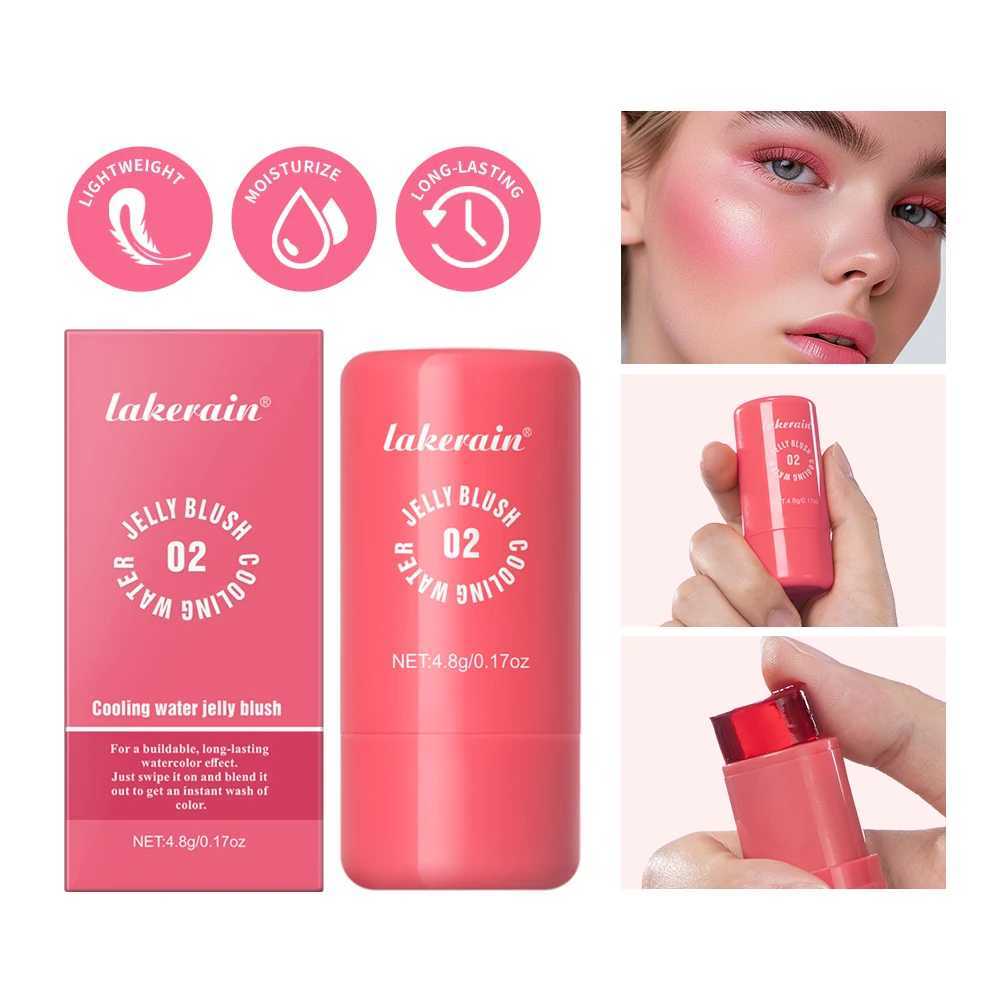 4 Colors Cheek Lip Tinted Moistured B Stick Eye Cheek Lip Brighten Cream Water Jelly Powder Ber Stick Matte ContourXJ241225