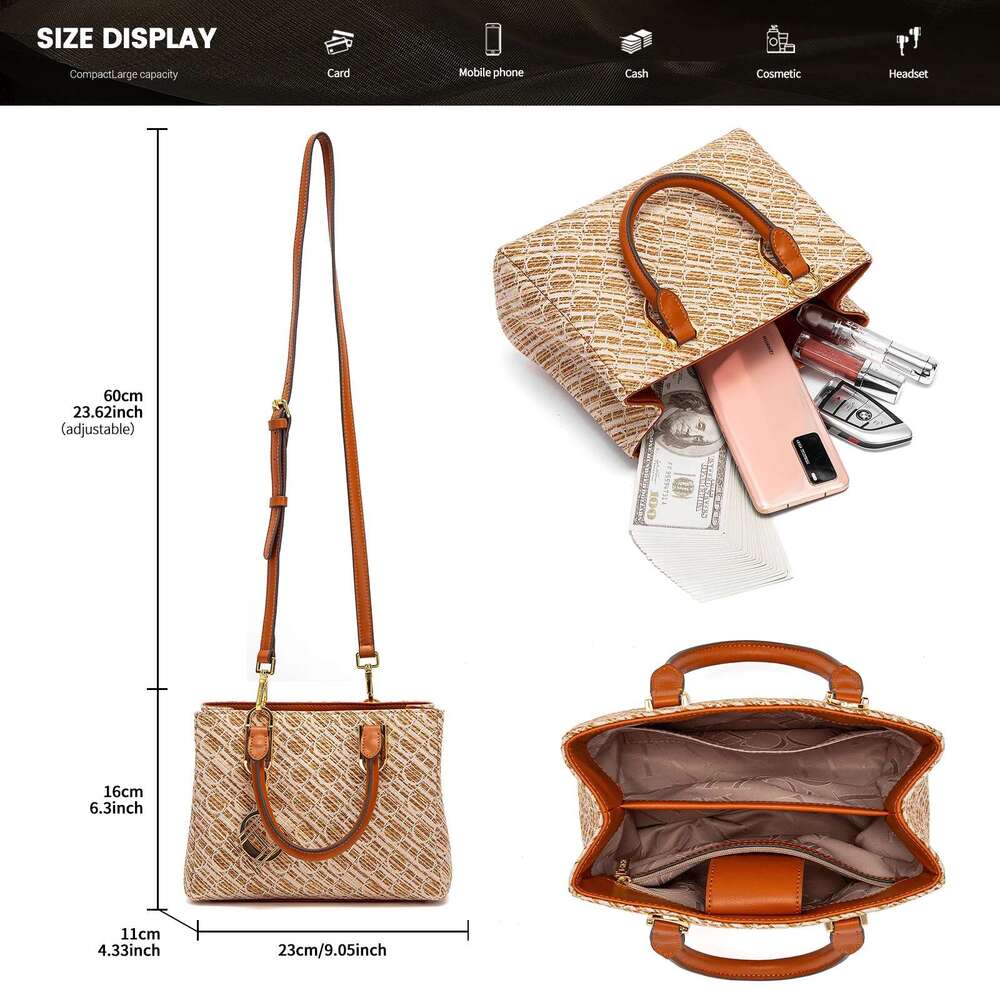 Women's Bags Handbag Retro Letter Accessories Party Single Shoulder Fashion Classic Women's New Handbag