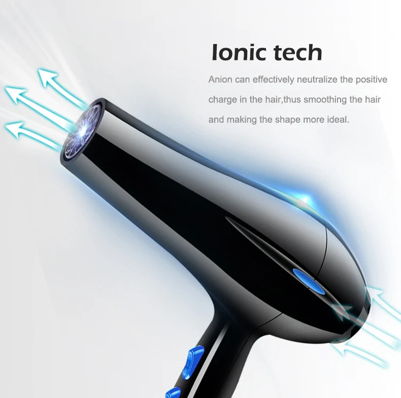Professional Electric Hair Dryer Salon 3 Speed 2 Heat Hairdressing Blow 241225