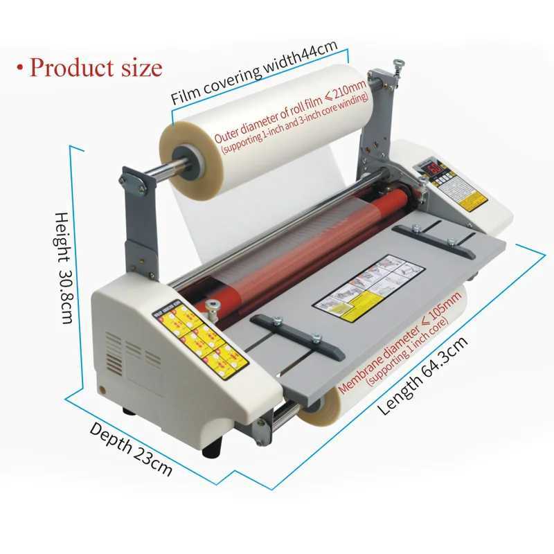 Laminating Machines 9460T Hot roll laminating machine A2 Four Rollers Laminator laminator speed regulation thermal laminator 220V 110V S2412242