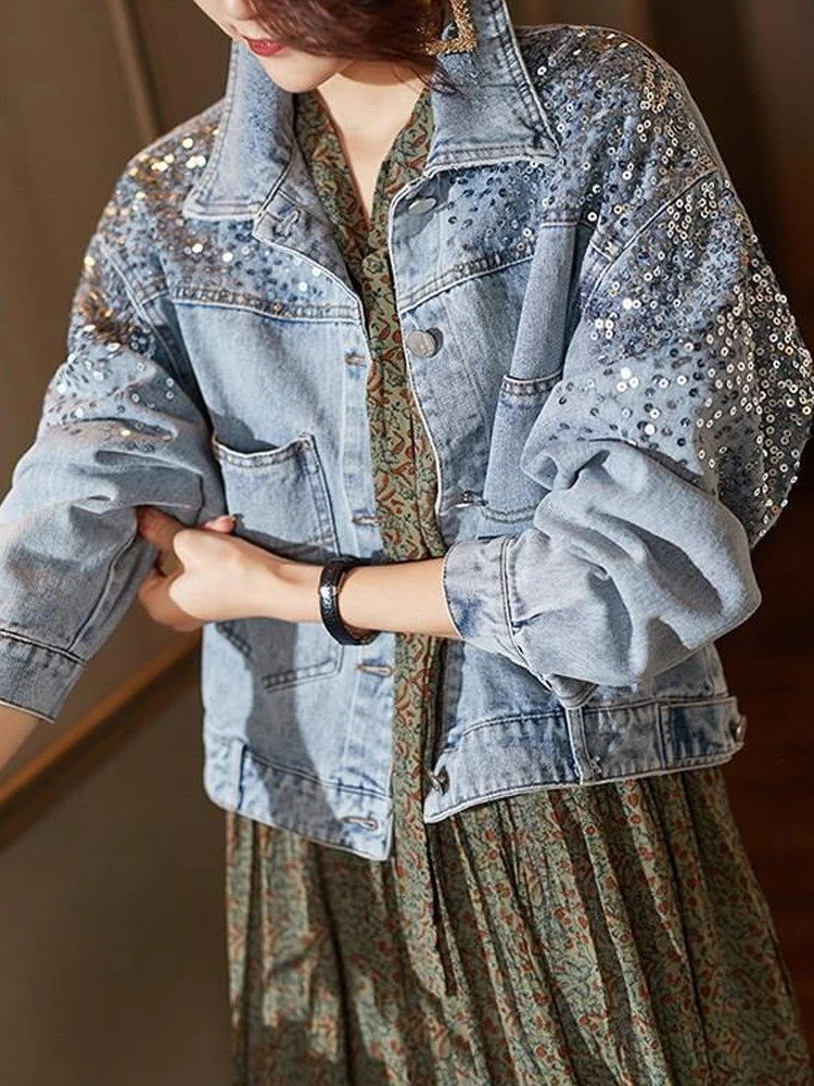 Denim Jacket For Womens Jackets For Women Denim Coats Womens Denim Jacket Jean Jacket For Womens Women Coat In Outerwears 241223