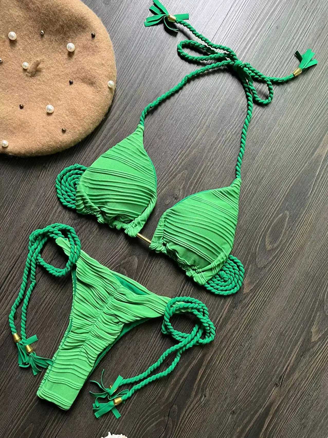 RUOTONGSEPT sexy bikini set 2024 swimsuit womens swimsuit push up thong Brazilian swimsuit beach swimsuit bikini swimsuitW241225