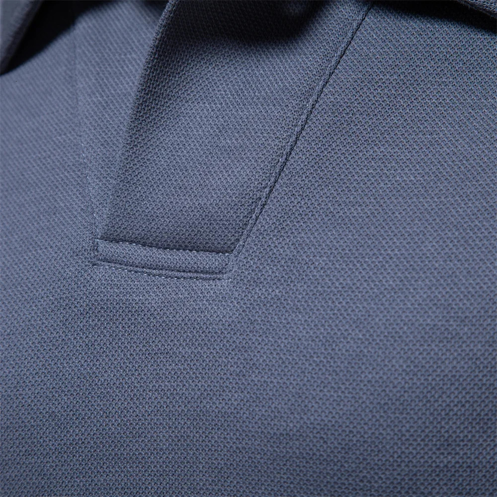 AIOPESON Autumn Long Sleeve Embroidery Polo Shirt for Men Turn Down Collar Mens Casual Social Polo Shirts Golf Shirt 241224