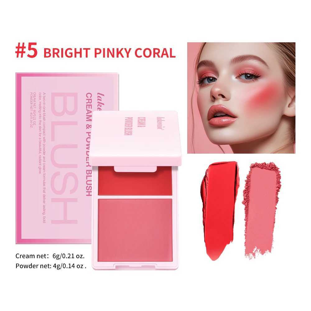 2IN1 Creme Powder B Matte Natural B Eye Makeup Palette Long Lasting High Color Rendering Bright Pinky Patrick Ta BXJ241225