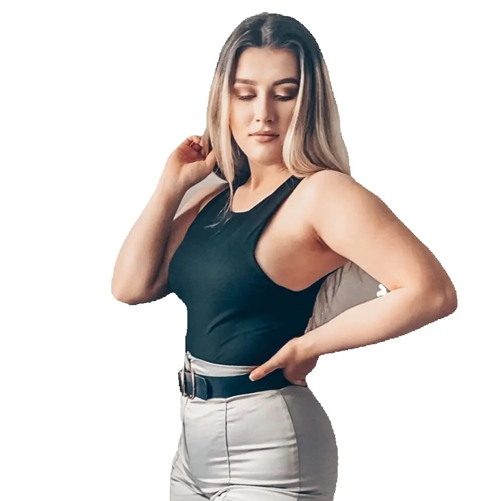 Body Tops Streetwear Bodysuits suit Clothes top catsuit O Neck Summer Sleeveless Sexy Bodysuit Women Off Shoulder 241225