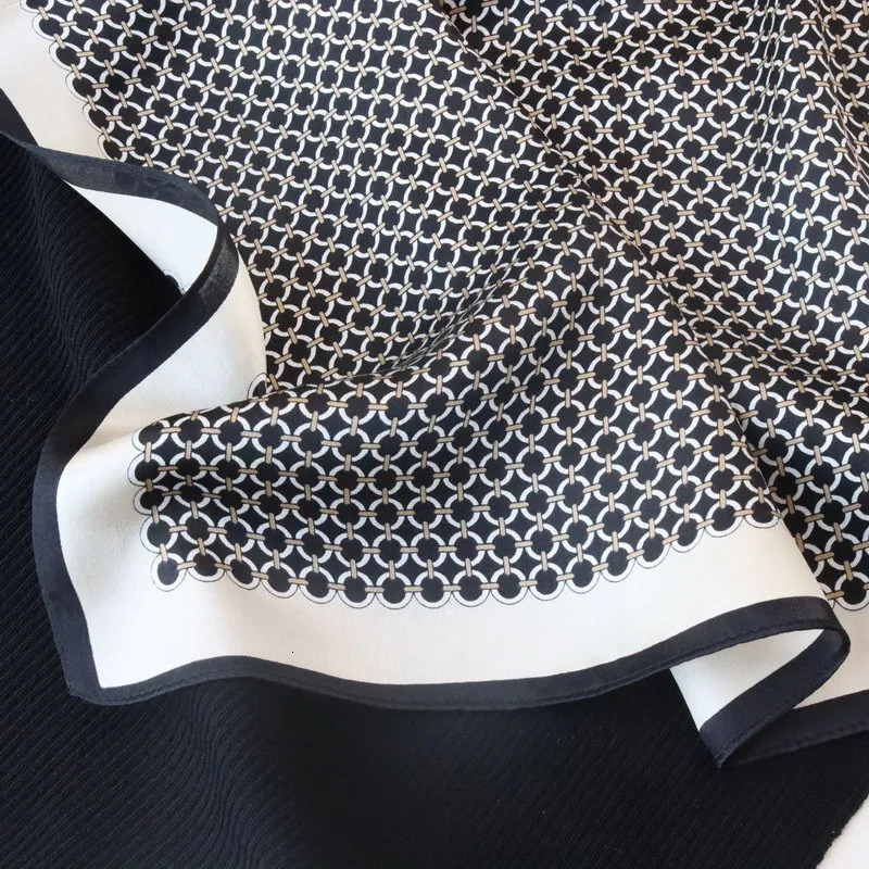 Mens faux Pure Real Silk Scarf Geometric Neck Ties Scarves Male Soft Kerchief Boho Square Neckerchief Wraps Ascot Pocket 20.86 241225