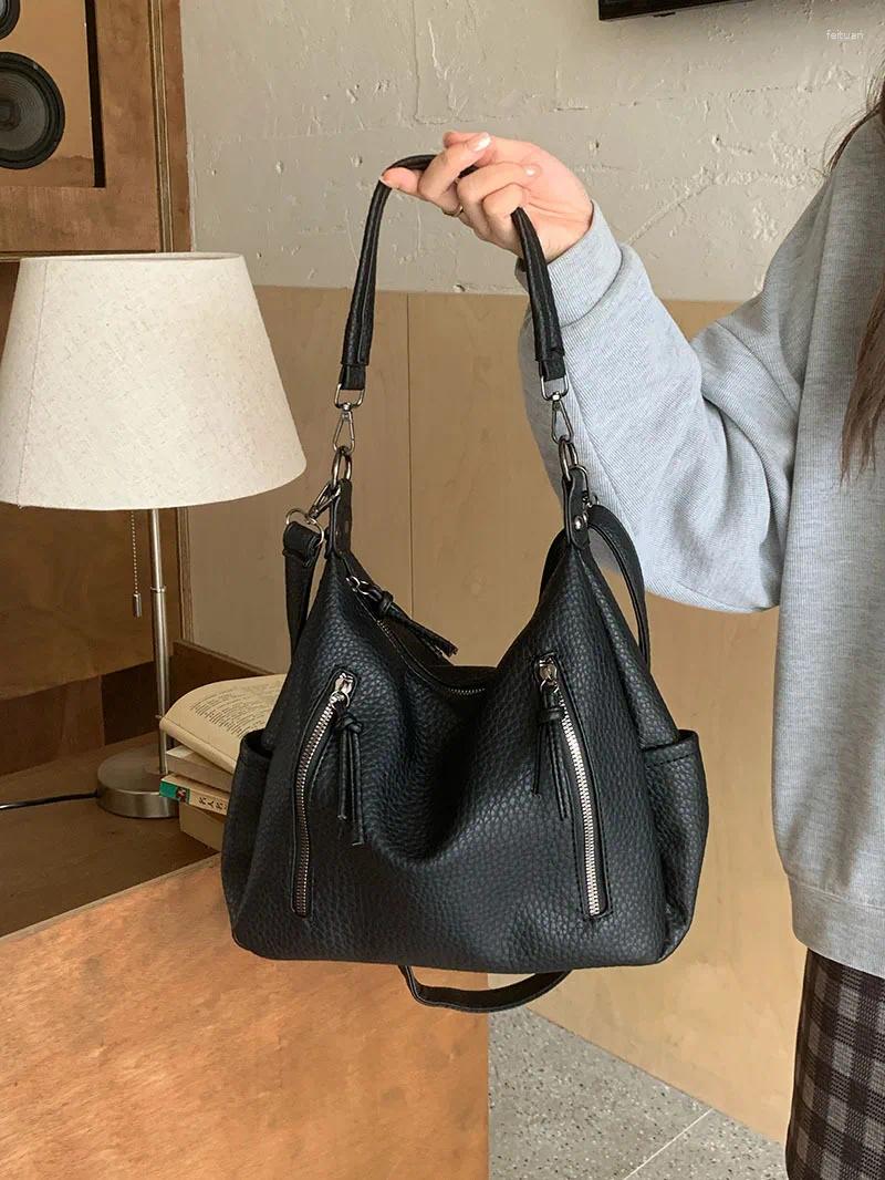 Shoulder Bags Shoulder Bags CGCBAG Fashion Designer Luxury For Women Simple Solid Lage Capacity Crossbody High Quality PU Leather