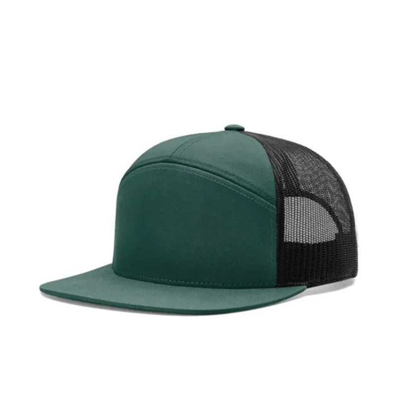 High quality seven panel outdoor sports hip-hop dance mesh buckle cap suitable for men women breathable baseball caps truck caps W241225