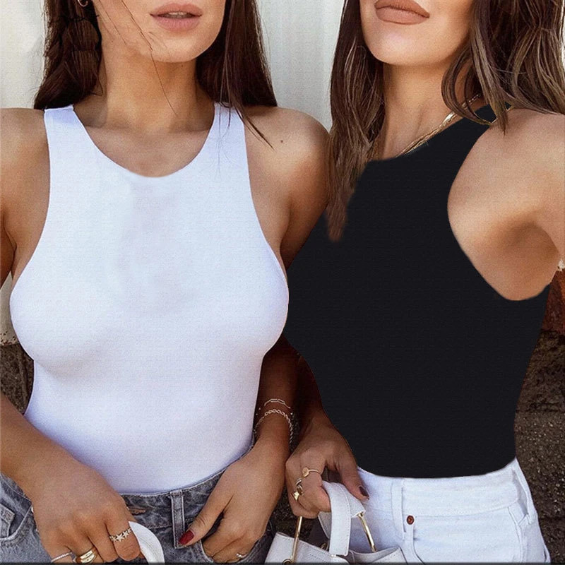 Body Tops Streetwear Bodysuits suit Clothes top catsuit O Neck Summer Sleeveless Sexy Bodysuit Women Off Shoulder 241225