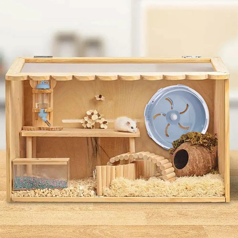 Rat Exercise Wheel Hamster Sport Running Wheel Small Rodent Mice Silent Jogging Pets Running Sports Gerbil Exercise Play Toys