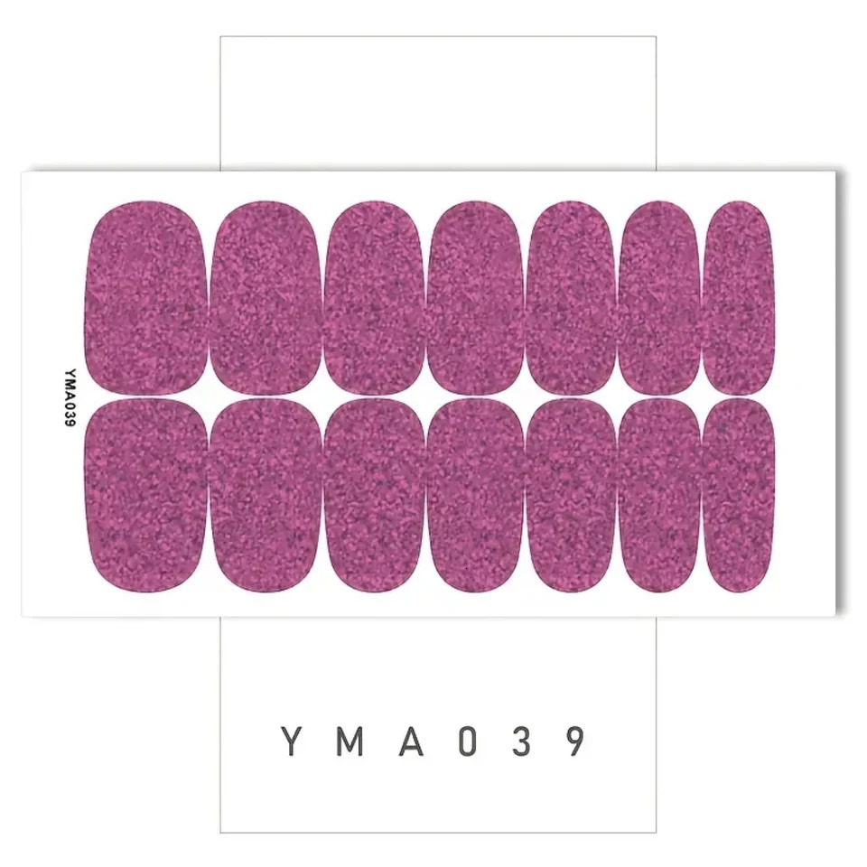 10 Pcs Self-Adhesive Nail Art Stickers - DIY Nail Decals for Manicure - Womens Nail Decorations Accessories 241225