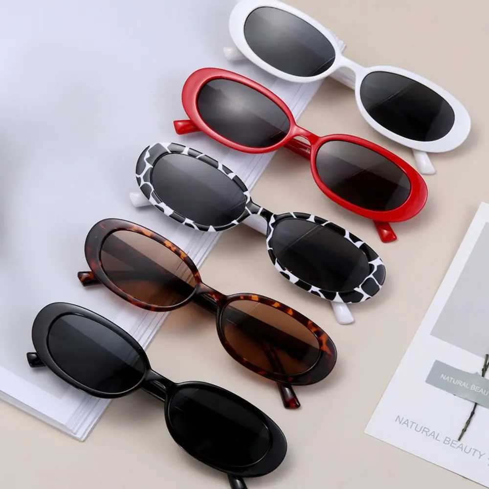 Retro Sunes for Wen Small Oval Frame Sunes Fashion S Polari Eyewear UV400 Protection Outdoor Sports Shadeds X2412251